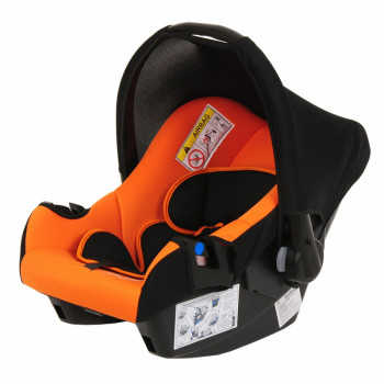 BAMBOLA Удерживающее устройство для детей 0-13 кг NAUTILUS Черный/Оранжевый (3 шт в кор) KRES2932
