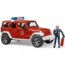 Внедорожник Jeep Wrangler Unlimited Rubicon Пожарная с фигуркой