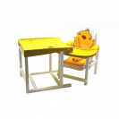 BABYS Стул-стол для кормления DUCKY Желтый DUCKY