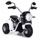 ZHEHUA Электромотоцикл 6V/4,5Ah*1,20W*1,колеса пластик,свет,муз.,кож.сид.,72х57х56 см,Белый/WHITE 91