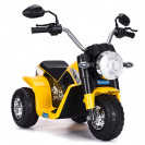 ZHEHUA Электромотоцикл 6V/4,5Ah*1,20W*1,колеса пластик,свет,муз.,кож.сид.,72х57х56 см,Желтый/YELLOW