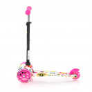 Самокат 3-х колёсный Lorelli MINI Розовый / Pink FLOWERS 0001