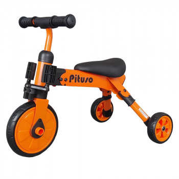 PITUSO Велосипед трехколесный 2в1 "Букашка" Orange/Оранжевый AS003-orange