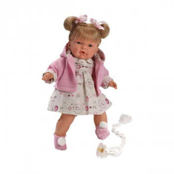 LLORENS: Кукла Лола 38см, блондинка в розовой курточке