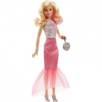Кукла Barbie в вечернем платье-трансформере DGY70