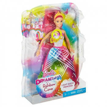 Кукла Барби Радужная принцесса с волшебными волосами DPP90